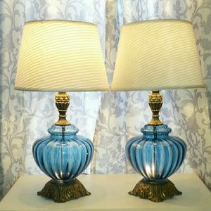 Antique Hollywood Regency Table lamps